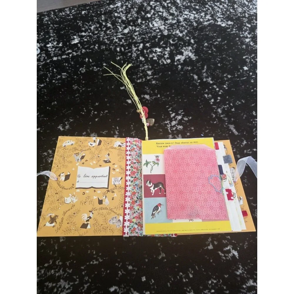 Little Golden Book He Ho! Formez Le Trio Handmade Junk Journal + Original Book
